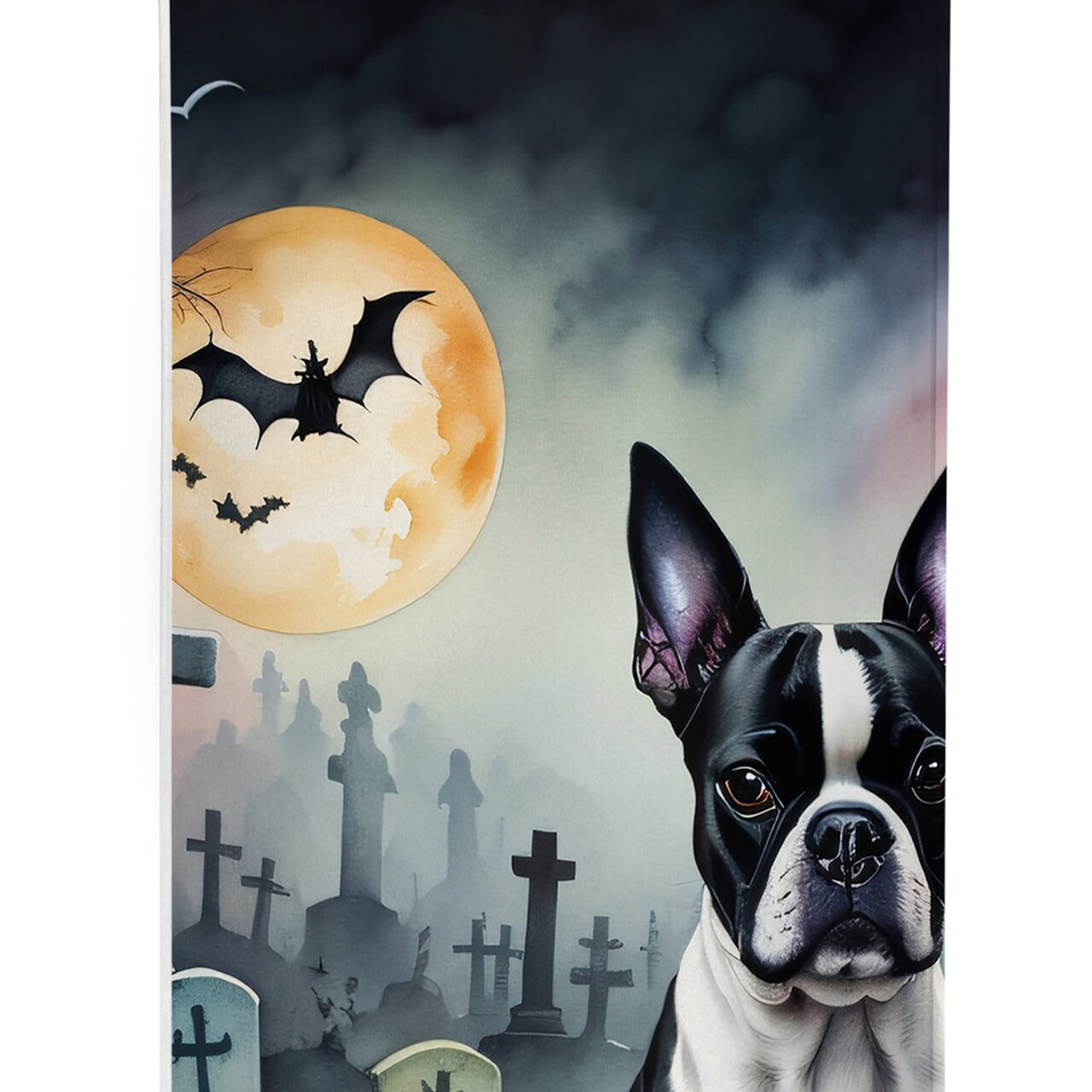 Edge Collections - Black - Halloween Art Can Hugger for Slim Soft Drinks - 1 Piece